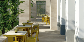 BASALTO BEIGE ACTIVE - Antibacterial porcelain stoneware wall/floor tiles with stone effect by Fiandre Architectural Surfaces - view 3